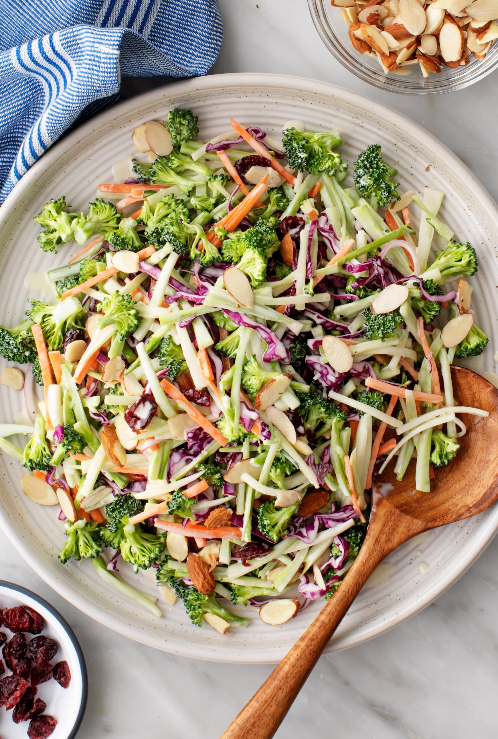 Whole Broccoli Slaw: Recipe for Stalks & Florets